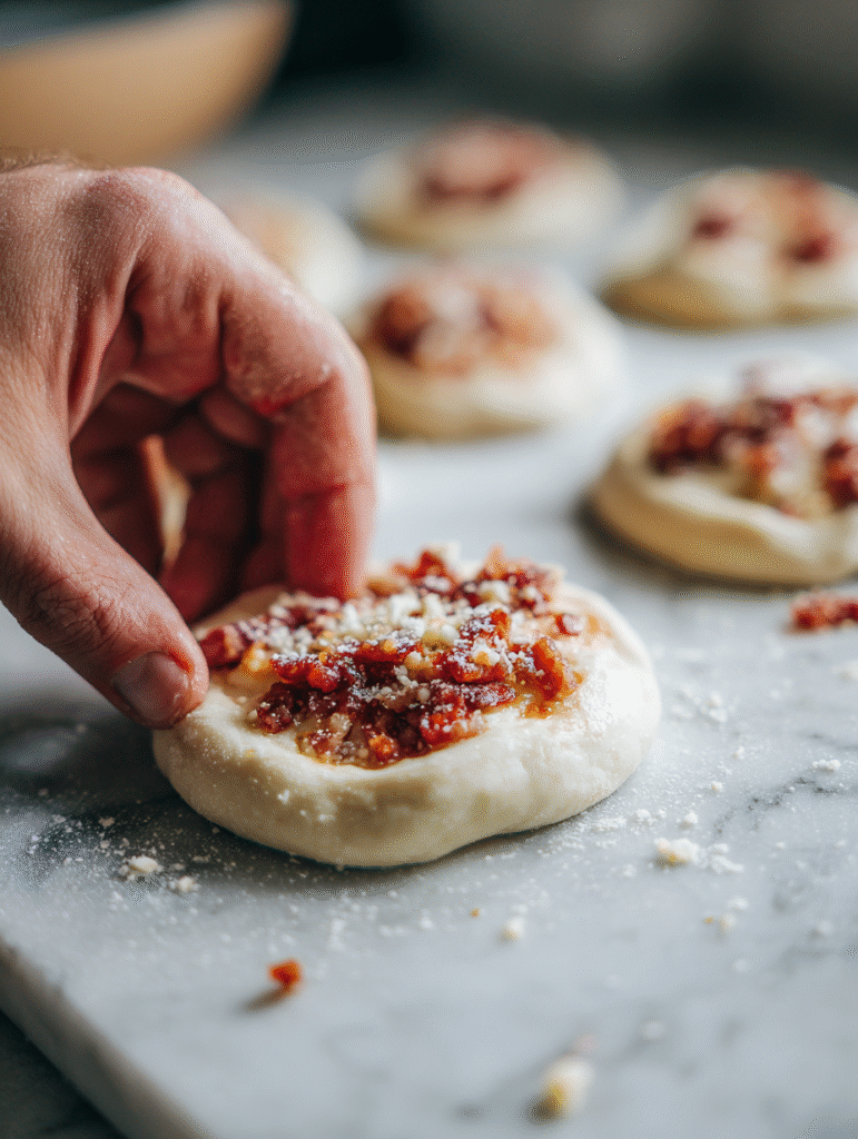 Christmas Pizza Bites