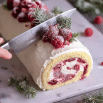 Christmas Raspberry Cake Roll