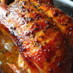 Christmas Roast Duck With Cranberry-Orange Glaze