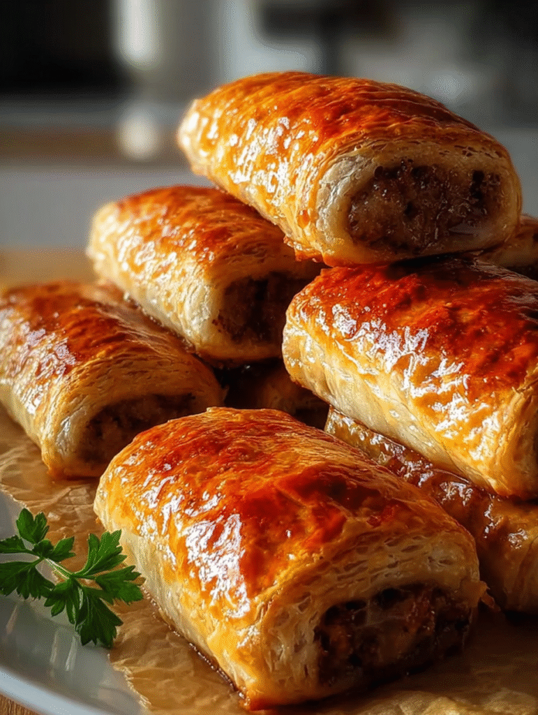 Christmas Sausage Rolls