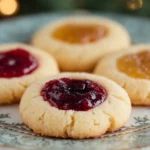 Christmas Thumbprint Cookies