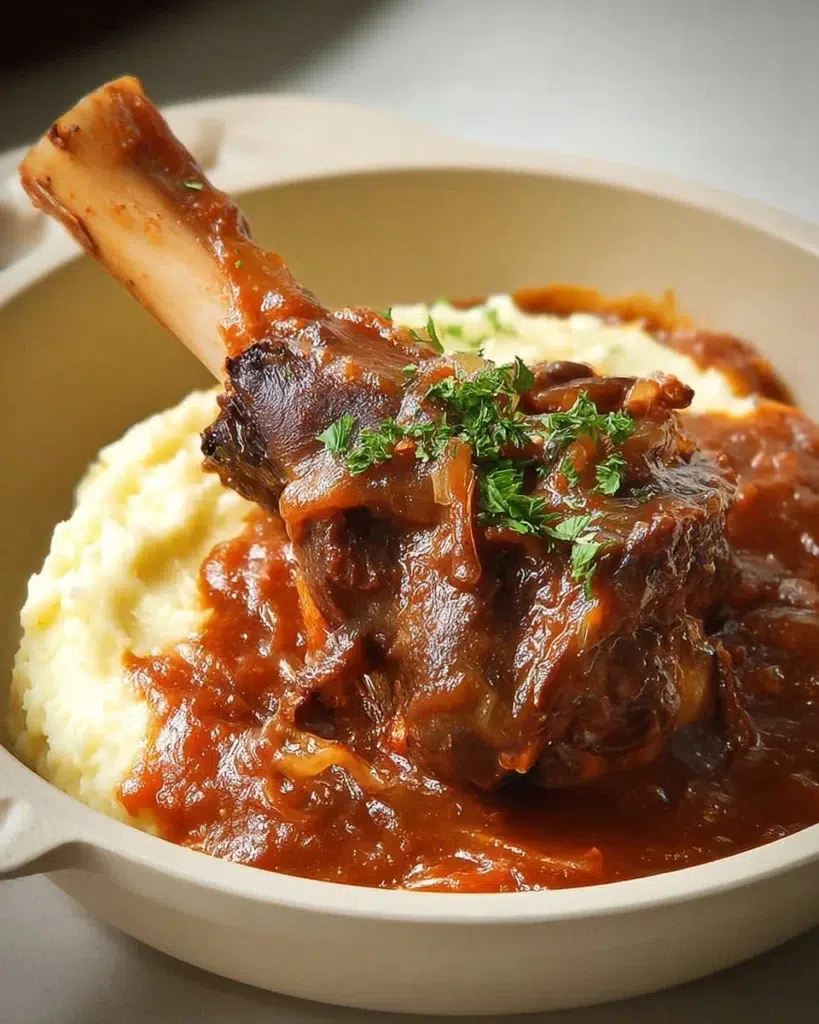 Greek-Style Braised Lamb Shanks