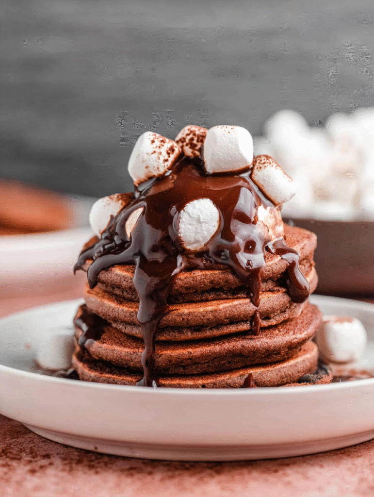 Hot Chocolate Pancakes