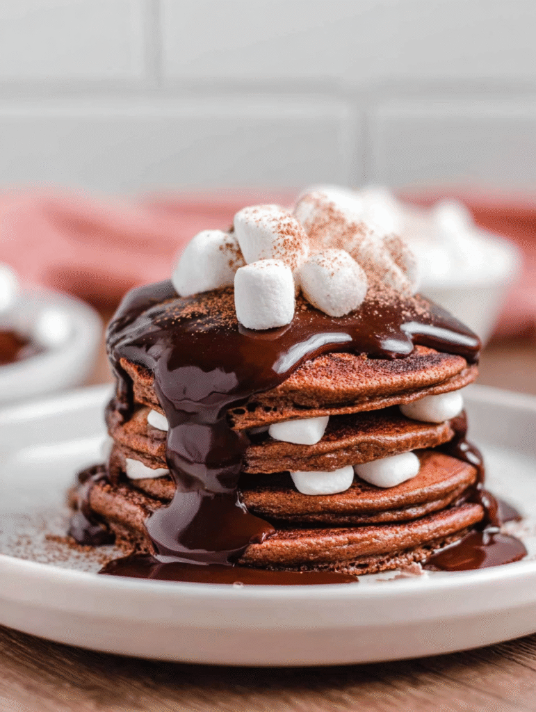 Hot Chocolate Pancakes