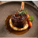 Lamb Shank with Rosemary Jus