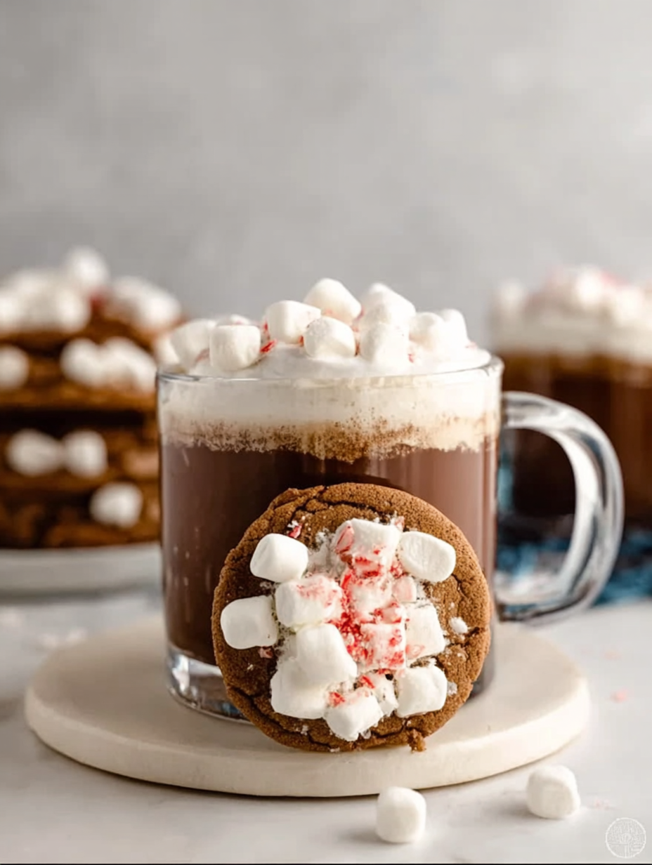 Marshmallow Hot Chocolate Mug Cookies
