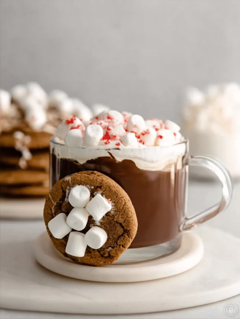 Marshmallow Hot Chocolate Mug Cookies