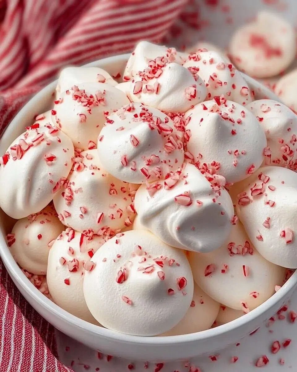 Peppermint Meringues