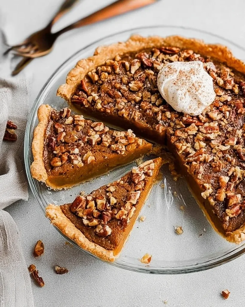 Praline Pumpkin Pie