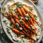 Roasted Carrots with Whipped Ricotta and Hot Honey