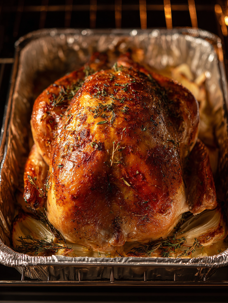 Roasted French Turkey With Champagne and Herbs