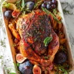 The preparation steps of Apple Cider Roasted Chicken