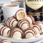 The preparation steps of Baileys Cheesecake Balls