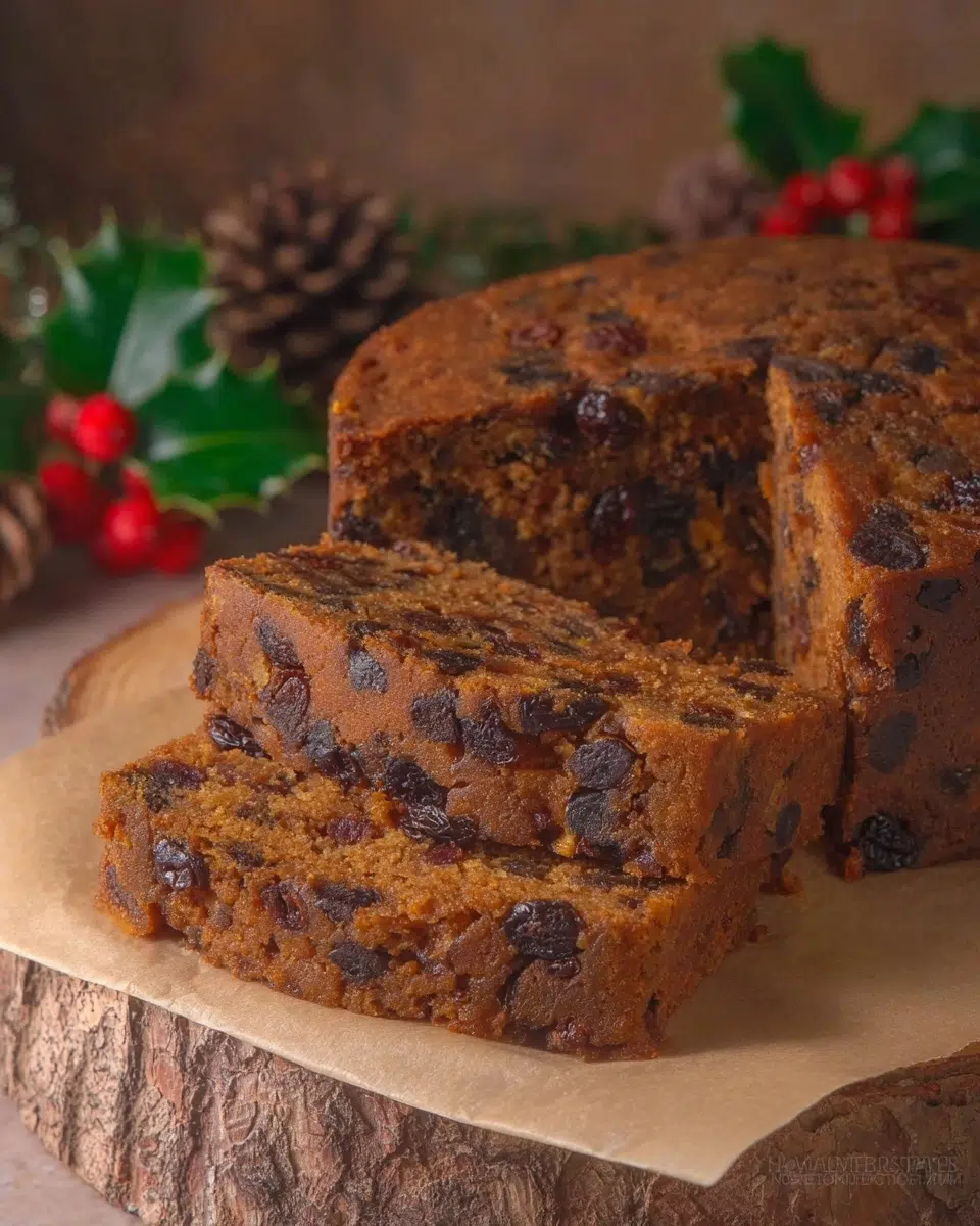 The preparation steps of Christmas Fruit Cake