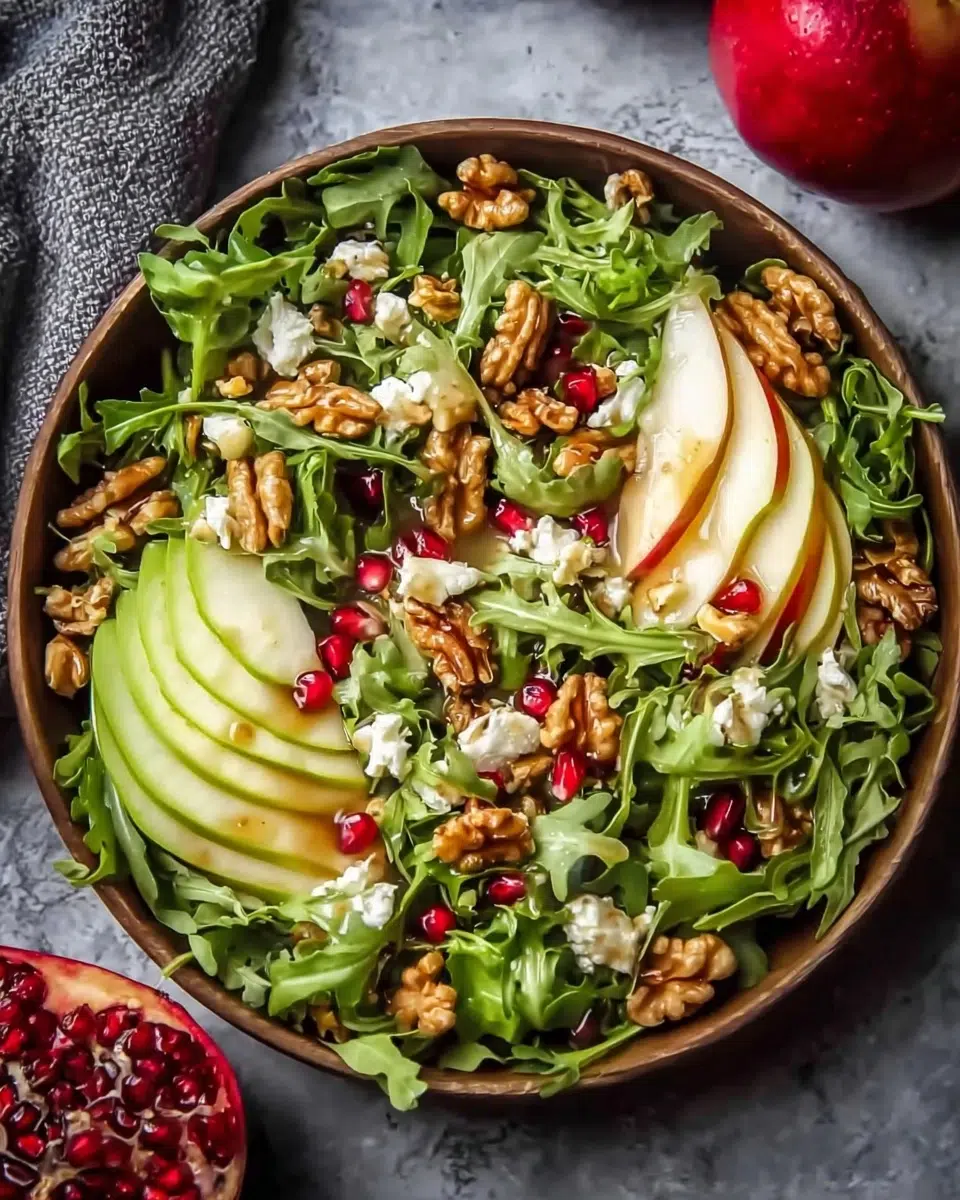 The preparation steps of Christmas Salad with Honey Mustard Dressing