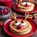 The preparation steps of Reindeer Pancakes