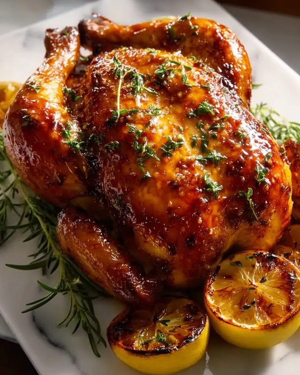 The preparation steps of Roasted Cornish Hens