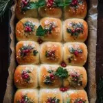 The preparation steps of Rosemary Honey Butter Dinner Rolls