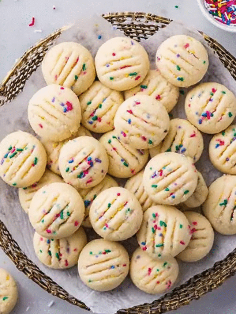 Whipped Shortbread Cookies